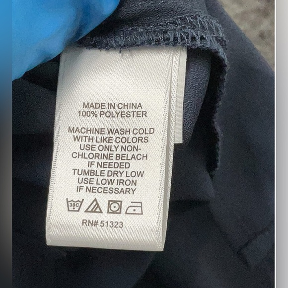 Navy Blue Peter Pan Collar Top - Picture 4 of 6